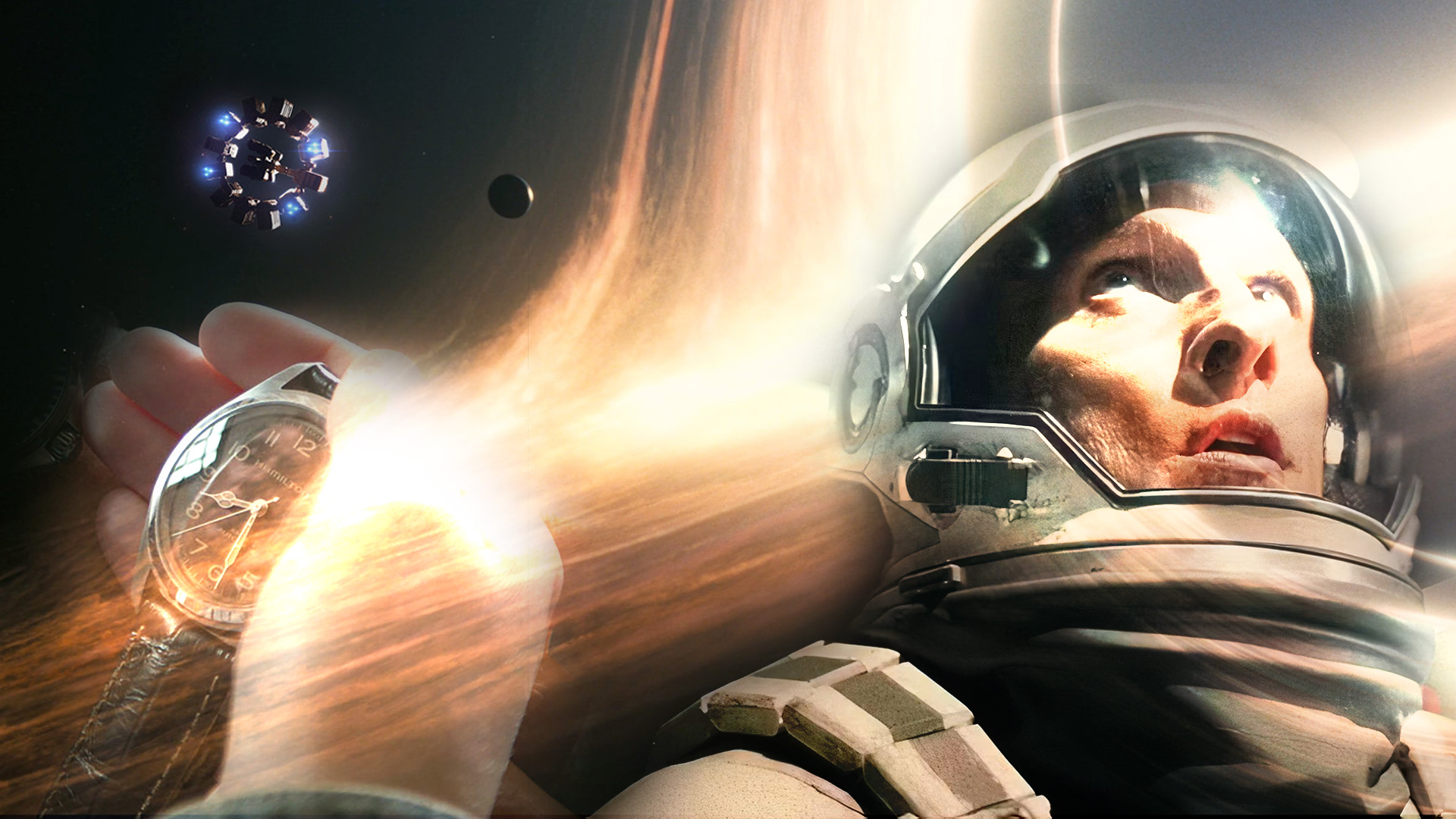 Interstellar movie collage (photoshop)