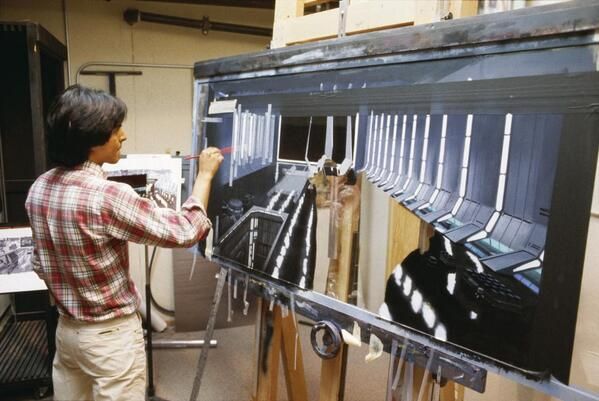 image of matte painter for Star Wars
