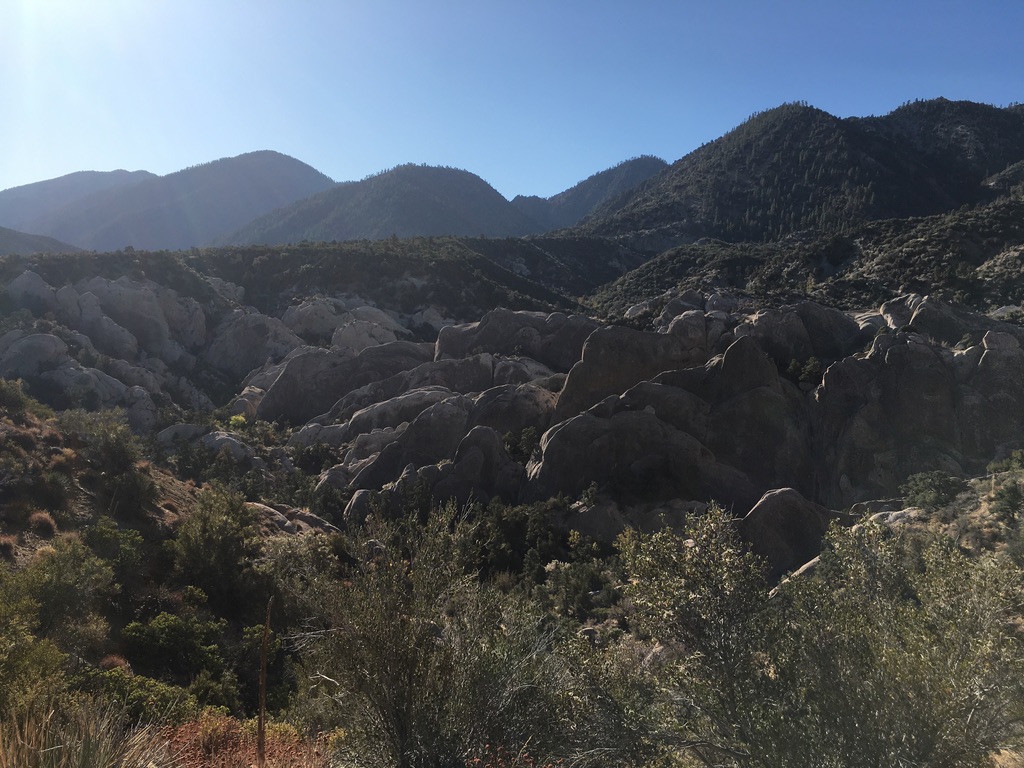 Mountains around southern California